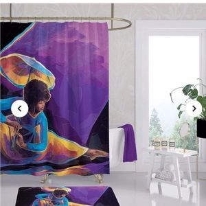 African American Expressions Shower Curtains, 12 Hooks included